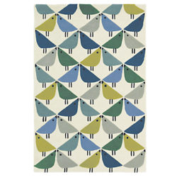 Scion Lintu Birds Rug, Blue